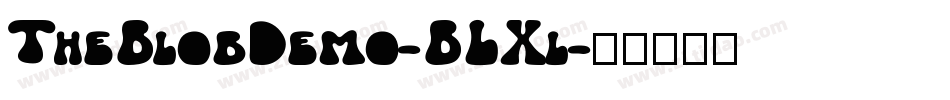 TheBlobDemo-BLXl字体转换