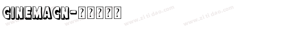 CinemaCN字体转换