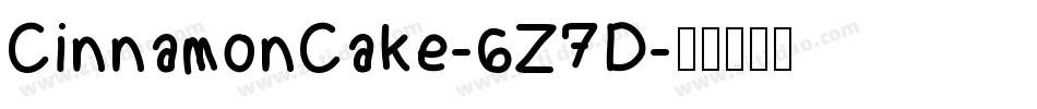 CinnamonCake-6Z7D字体转换