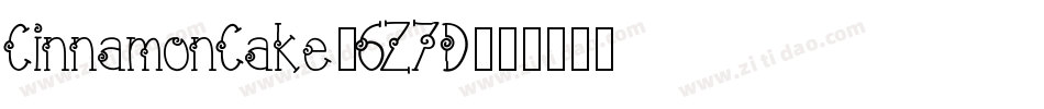 CinnamonCake-6Z7D字体转换