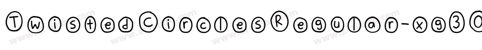 TwistedCirclesRegular-xg3O字体转换