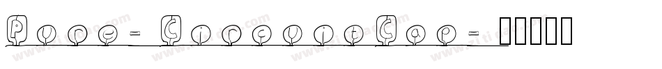 Pure-CircuitCap字体转换