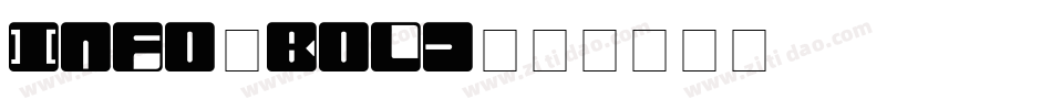 Info-Bold字体转换