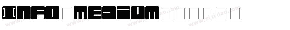 Info-Medium字体转换