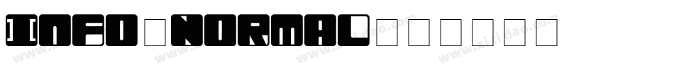 Info-Normal字体转换
