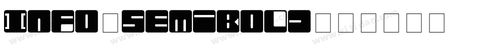 Info-SemiBold字体转换