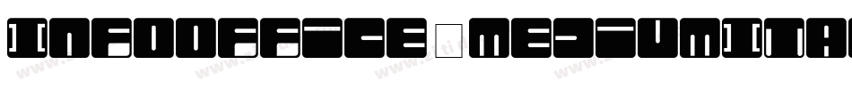 InfoOffice-MediumItalic字体转换