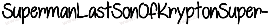 SupermanLastSonOfKryptonSuper-0004字体转换