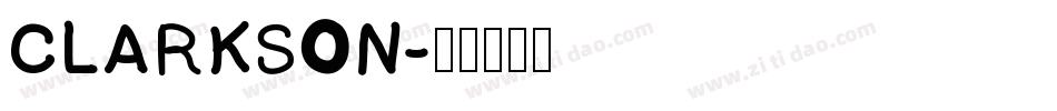 CLARKSON字体转换