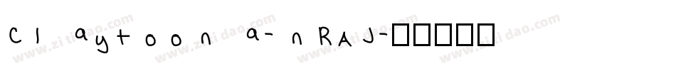 Claytoona-nRAJ字体转换