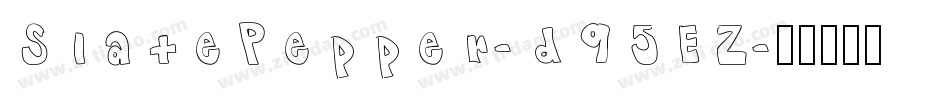 SlatePepper-d95EZ字体转换
