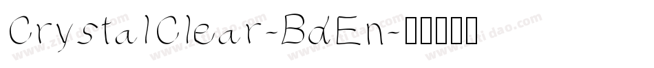 CrystalClear-BdEn字体转换