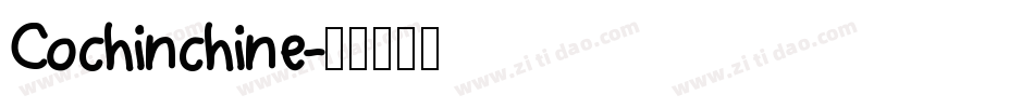 Cochinchine字体转换