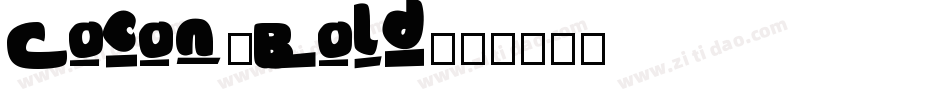 Cocon-Bold字体转换