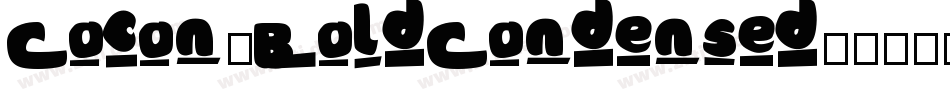 Cocon-BoldCondensed字体转换