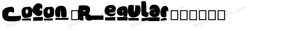 Cocon-Regular字体转换