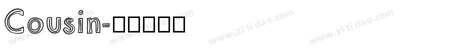 Cousin字体转换