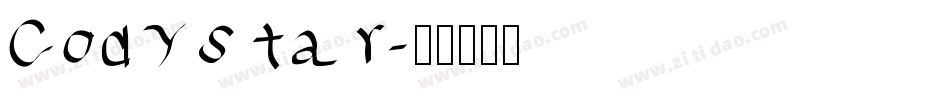 Codystar字体转换