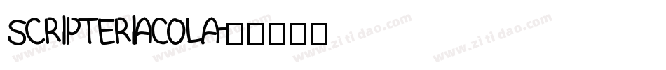 ScripteriaCola字体转换