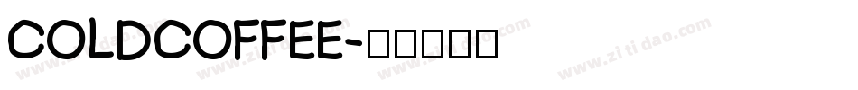 ColdCoffee字体转换