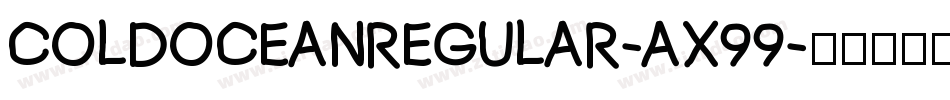 ColdOceanRegular-aX99字体转换