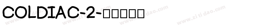 Coldiac-2字体转换