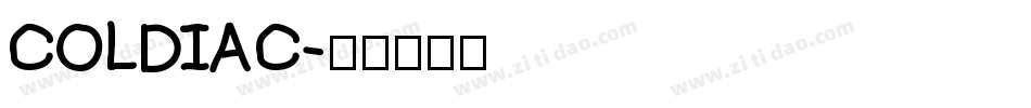 Coldiac字体转换