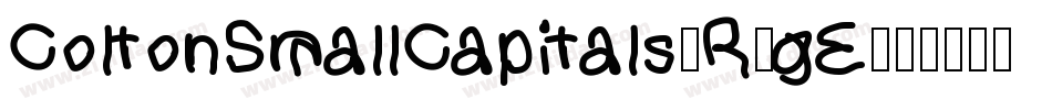 ColtonSmallCapitals-R0gE字体转换