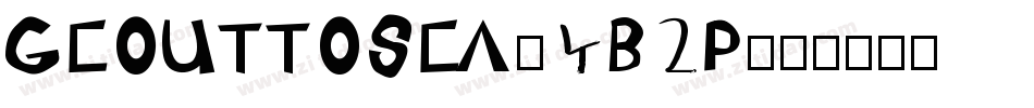 GeOutToSea-4B2p字体转换