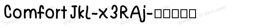 ComfortJkl-x3RAj字体转换