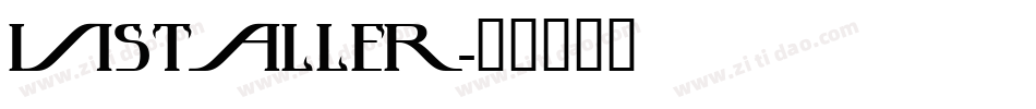 Installer字体转换