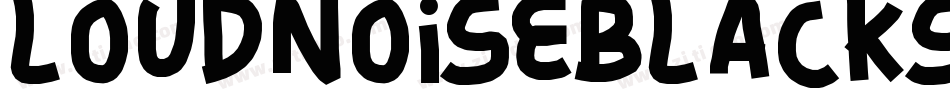 LOUDNOISEBLACKSKEW字体转换