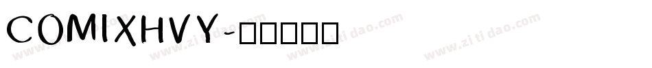 COMIXHVY字体转换
