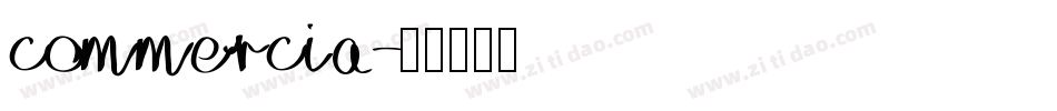 commercia字体转换