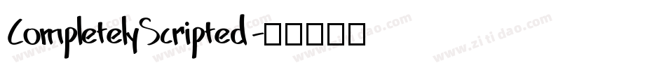 CompletelyScripted字体转换