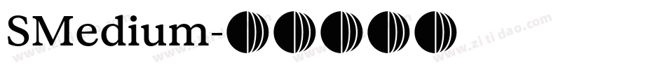 SMedium字体转换