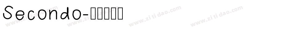 Secondo字体转换