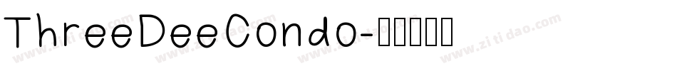 ThreeDeeCondo字体转换