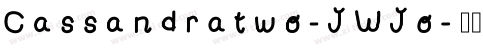 Cassandratwo-JWJo字体转换