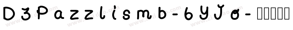 D3Pazzlismb-6YJo字体转换