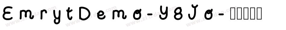 EmrytDemo-Y8Jo字体转换