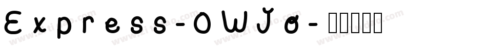 Express-0WJo字体转换