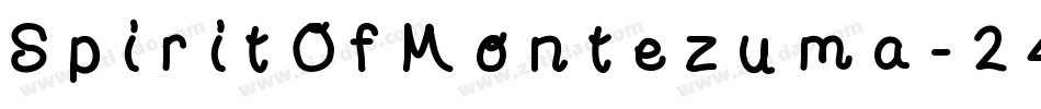 SpiritOfMontezuma-24Jo字体转换
