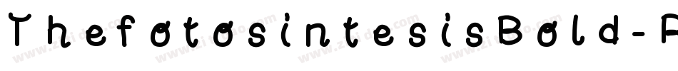 ThefotosintesisBold-Rp9Jo字体转换