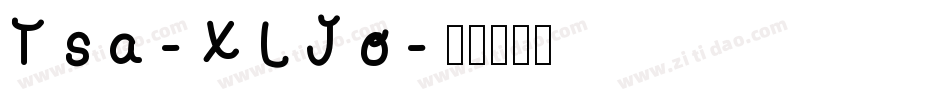 Tsa-XLJo字体转换