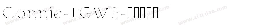 Connie-LGWE字体转换