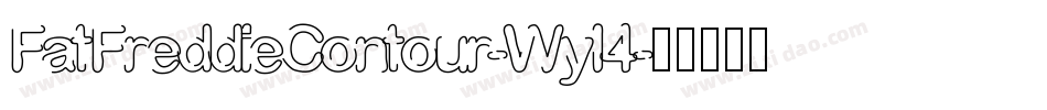 FatFreddieContour-Wyl4字体转换
