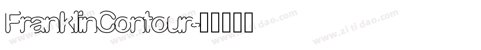 FranklinContour字体转换