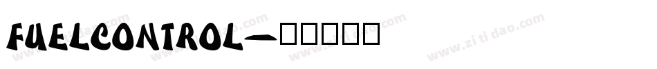 FuelControl字体转换