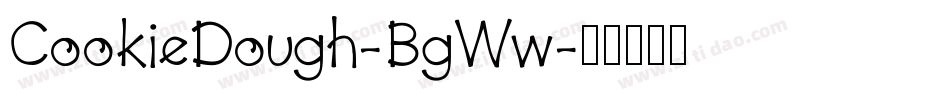 CookieDough-BgWw字体转换